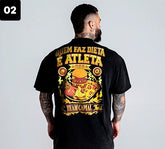 Camiseta Oversized Mith Nation Premium Essencials Preto