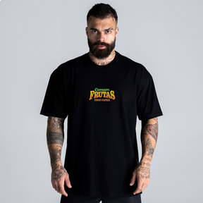 Camiseta Oversized Mith Comam Frutas Team Capial Racing Preto