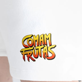 Shorts Moletom Mith Comam Frutas Fruit Fighters Off White