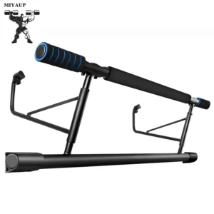 MIYAUP Folding Door With Horizontal Bar Pull Up, No Need For Punching, Multifunctional Training Equipment