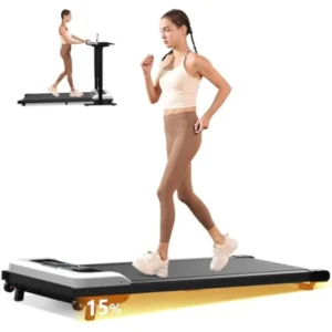 Walking Pad with Incline, Under Desk Treadmill for Home Office, 2.5HP Portable Treadmills with Sports Dashboard & Remote Contro