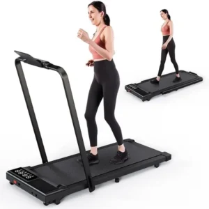 3 in 1 Walking Pad Treadmill, 300 Weight Capacity Foldable Treadmill Low Noise Under Desk Treadmills