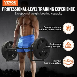Olympic Trap Bar 500 LBS Olympic Hex Barbell Trap Bar 55.7 Squat Deadlift Barbell 50mm Diameter Weight Lifting Strength Traini