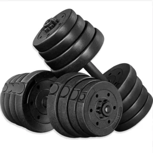 Adjustable Dumbbells Set 2 In 1 Free Weight Dumbbell, Adjustable Weight 5.6-66 Lbs With Non-Slip Metal Handles, Home Gym Fitn