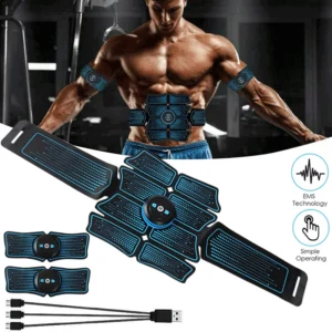 EMS Wireless Muscle Stimulator Rechargeable Fitness Hip And Abdominal Training Electric Slimming Patch Body Shaping Massager