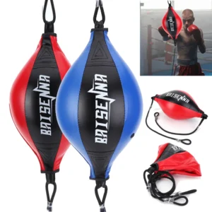 Training Reaction Speed Balls PU Leather Double End Punching Bag Muay Thai Punch Boxing Ball Gym Fitness Sports Equipment