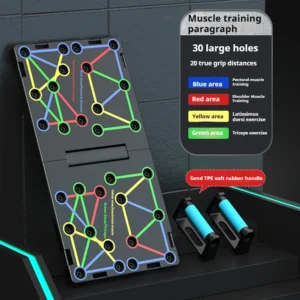 Push Up Board Strength Training Equipment Foldable Push-up Board Portable Multifunctional Push-up Board Home Gym Equipment