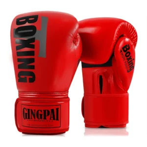 GINGPAI Boxing gloves Children Adult Boxing gloves Fighting mens Set Male Kids Muay Thai Fighting Training Sandbag Gloves