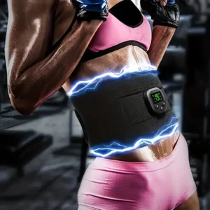 abdominal muscle belt, portable USB charging, 6 modes, 19 intensity levels, ABS stimulator, abdominal muscle trainer, abdominal