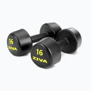 Rpu Tribell Dumbbell Pair – Premium Urethane-Coated Hand Weights With Ergonomic Textured G & Steel Core – 2–20 Lb Sets In