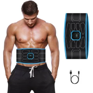Abdominal Toning Trainer Belt EMS Muscle Stimulator Toner Ab Sport Exercise Belt Waist Trimmer Shaping Home Fitness Equipment