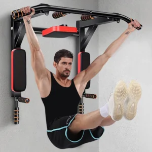 Multifunctional wall-mounted pull-up bar, the upward pull-up bar is used for indoor home gym workouts, pull-up fitness support.