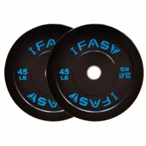 Olympic Weight Plates Rubber Bumper Plates 2 Inch Steel Insert 45lb Bundle Options Available for Home Gym Strength Training Wei