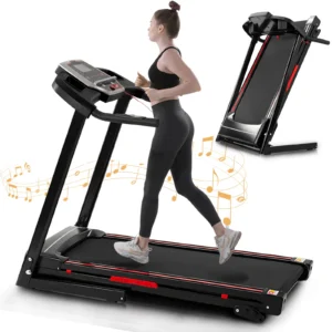 Folding Treadmills for Home - 3.5HP Portable Foldable with Incline, Electric Treadmill for Running Walking Jogging Exercise with