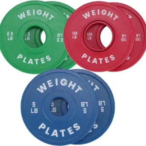 Rubber Bumper Plates,2 Inch Weight Plates,Change Plates,for Home GymTraining Plate for Weight Lifting (1.25LB,2.5LB,5LB,10LB) x2