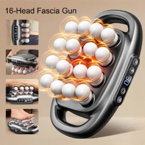 16-Head Fascia Gun High-Frequency Vibration Body Massage Gun Back and Waist Massager Neck Shoulder Massager Muscle masajeador