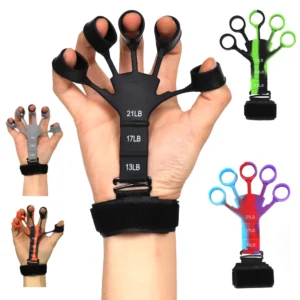 3-Level Resistance Finger Trainer (Hand & Wrist Strengthener) | MithFit