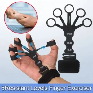 Adjustable Finger Strength Trainer (5-Finger Resistance Band) | MithFit