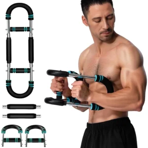 Adjustable Resistance Twister Arm & Chest Trainer - Portable Home/Office Workout Equipment for Men
