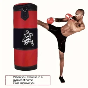 Punch Sandbag Durable Boxing Heavy Punch Bag With Metal Chain Hook Carabiner Fitness Training Hook Kick Fight Karate Taekwondo