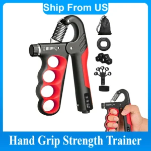 5-100kg Adjustable Hand Grip Strength Trainer for Rehabilitation Training Muscle Enhancement Strength Training Griper Device