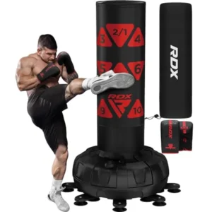 XXL 330LBS Target Freestanding Punching Bag with Cover Gloves 72 Adult Heavy Pedestal Punch Bag Set 17 Suction Cup 8 Extended L